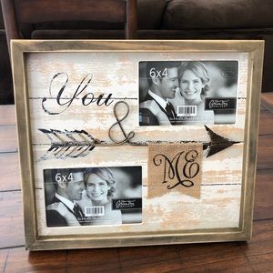“You & Me” 2-window 4x6” frame